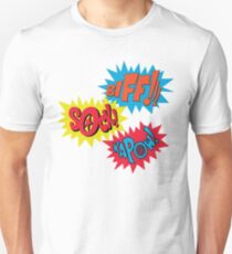 Biff!!! Sock! Kapow! Popart Unisex T-Shirt