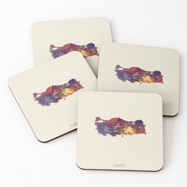 Item preview, Turkey Watercolor Map designed and sold by ArtPrints.