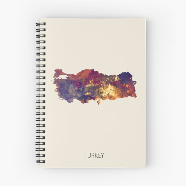 Item preview, Turkey Watercolor Map designed and sold by ArtPrints.