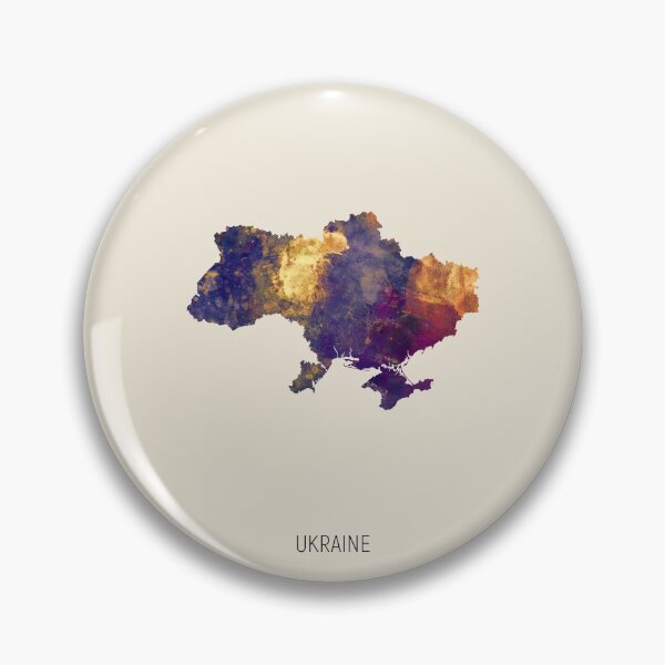 Item preview, Ukraine Watercolor Map designed and sold by ArtPrints.