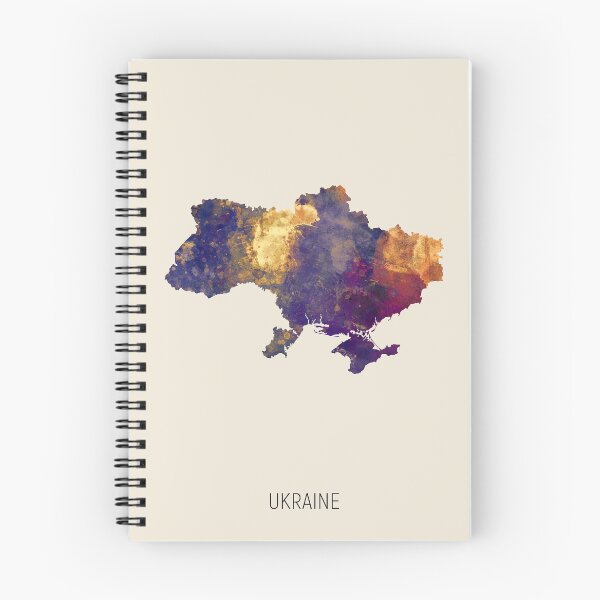 Item preview, Ukraine Watercolor Map designed and sold by ArtPrints.