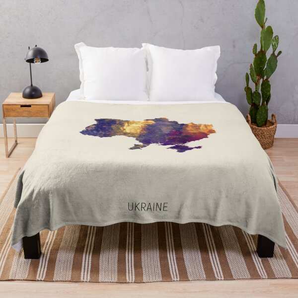 Item preview, Ukraine Watercolor Map designed and sold by ArtPrints.
