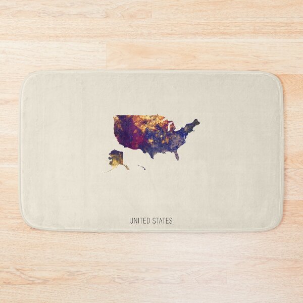 Item preview, United States Watercolor Map designed and sold by ArtPrints.