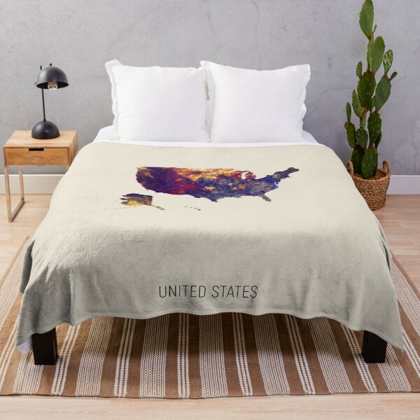 Item preview, United States Watercolor Map designed and sold by ArtPrints.