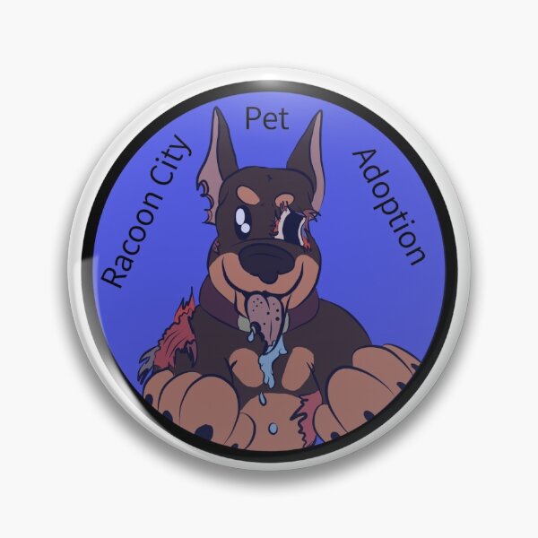 Item preview, Raccoon city pet adoption designed and sold by Farsketched.