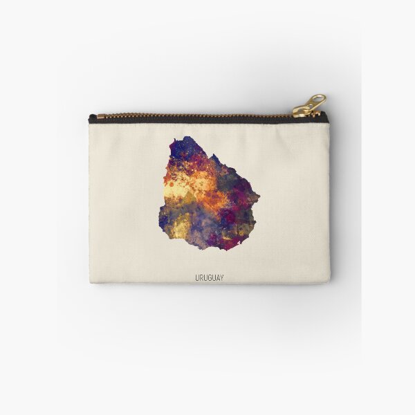Item preview, Uruguay Watercolor Map designed and sold by ArtPrints.