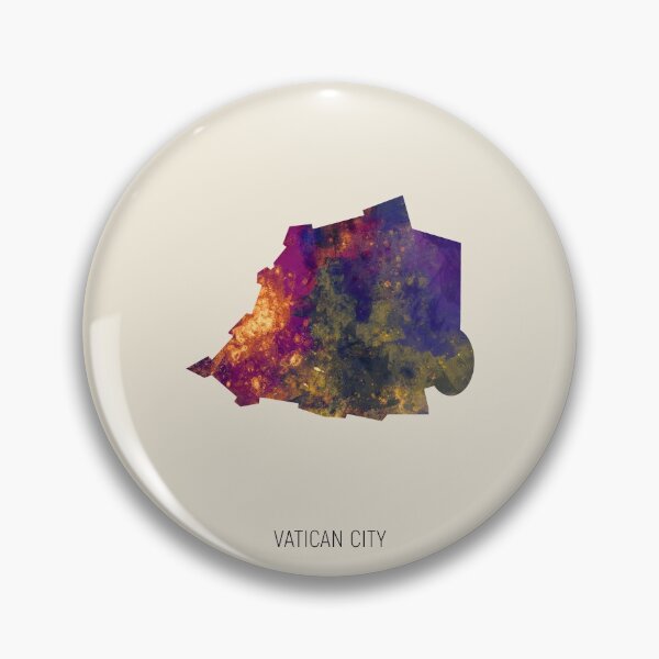 Artikelvorschau, Vatican City Watercolor Map entworfen und verkauft von ArtPrints.