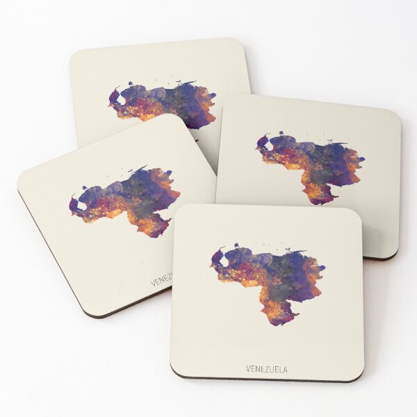 Item preview, Venezuela Watercolor Map designed and sold by ArtPrints.