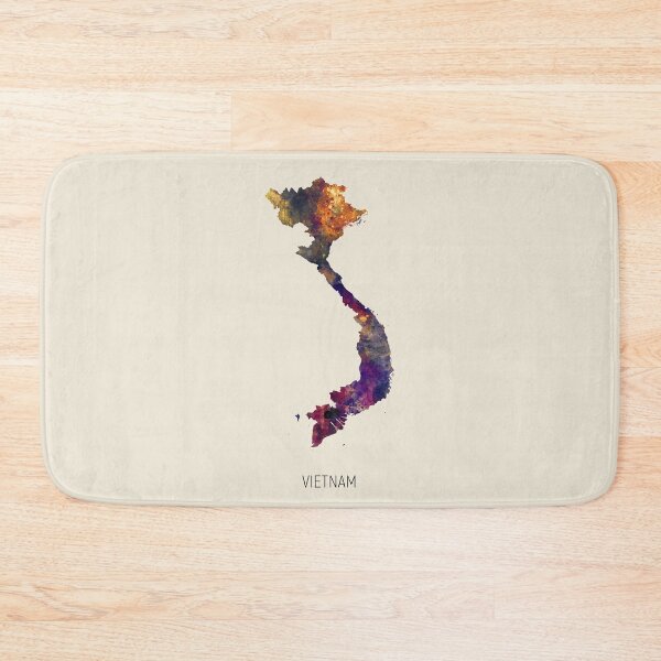 Item preview, Vietnam Watercolor Map designed and sold by ArtPrints.