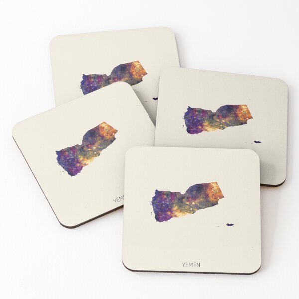 Item preview, Yemen Watercolor Map designed and sold by ArtPrints.