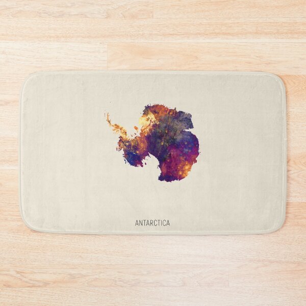 Item preview, Antarctica Watercolor Map designed and sold by ArtPrints.