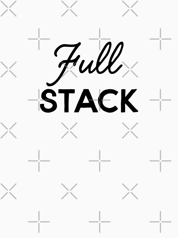 Thumbnail 6 of 6, Pullover Hoodie, Full Stack Developer (Inverted) designed and sold by developer-gifts.