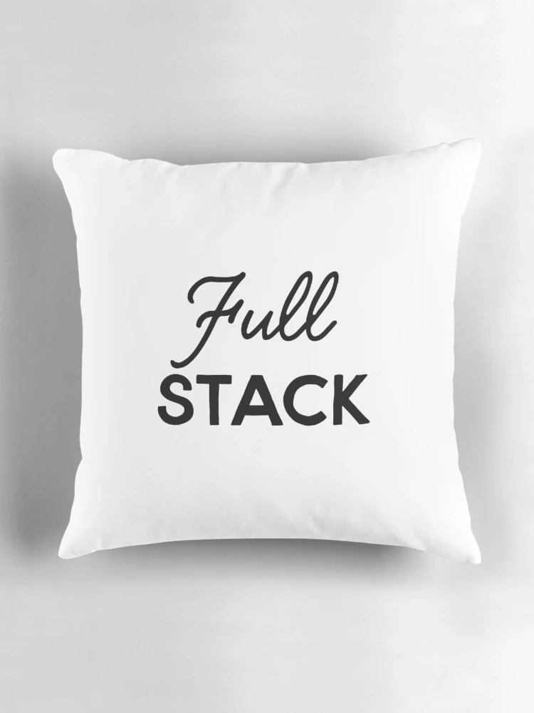 Thumbnail 3 of 4, Pillow, Full Stack Developer (Inverted) designed and sold by developer-gifts.