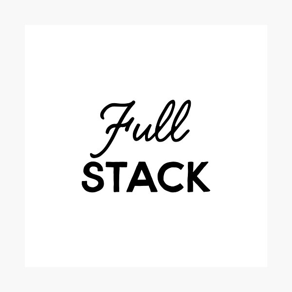 Item preview, Full Stack Developer (Inverted) designed and sold by developer-gifts.
