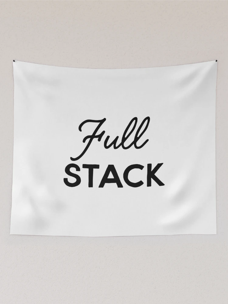 Thumbnail 2 of 3, Tapestry, Full Stack Developer (Inverted) designed and sold by developer-gifts.