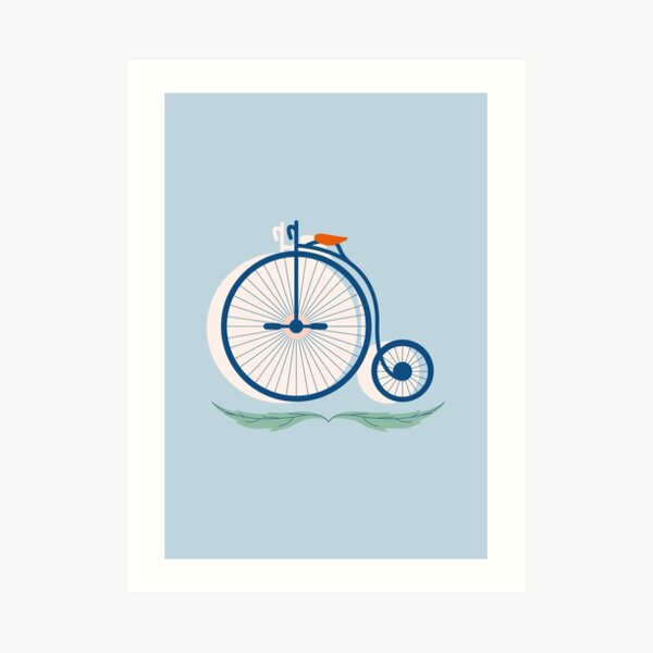 High wheeler Art Print