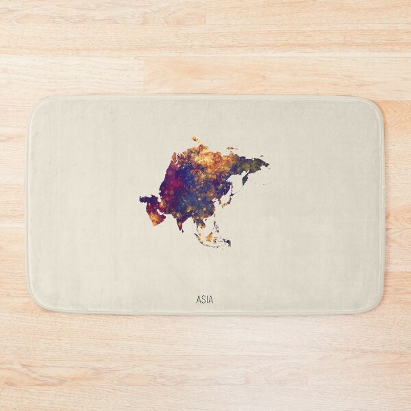 Item preview, Asia Watercolor Map designed and sold by ArtPrints.