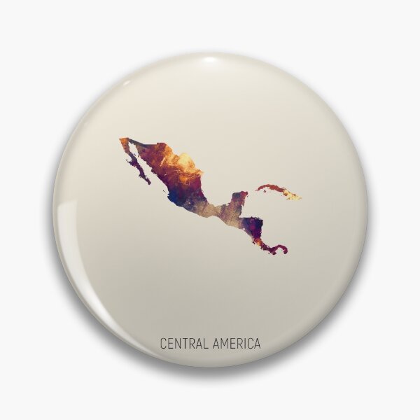 Item preview, Central America Watercolor Map designed and sold by ArtPrints.