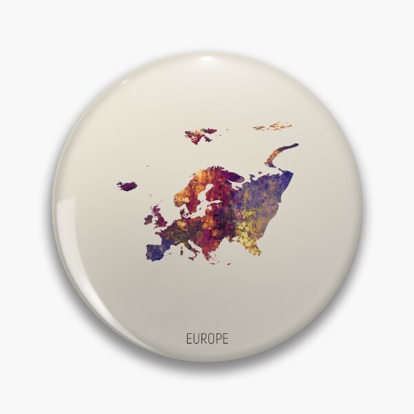 Item preview, Europe Watercolor Map designed and sold by ArtPrints.