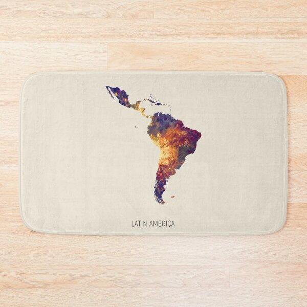 Item preview, Latin America Watercolor Map designed and sold by ArtPrints.