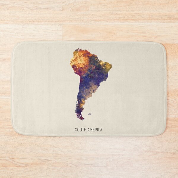 Item preview, South America Watercolor Map designed and sold by ArtPrints.