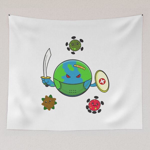 Item preview, World vs corona virus designed and sold by Rakesh Murugan.