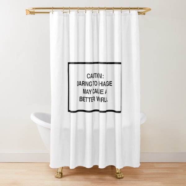 Artikel-Vorschau von Caution: Daring to change may cause a better world. , designt und verkauft von lumographica.
