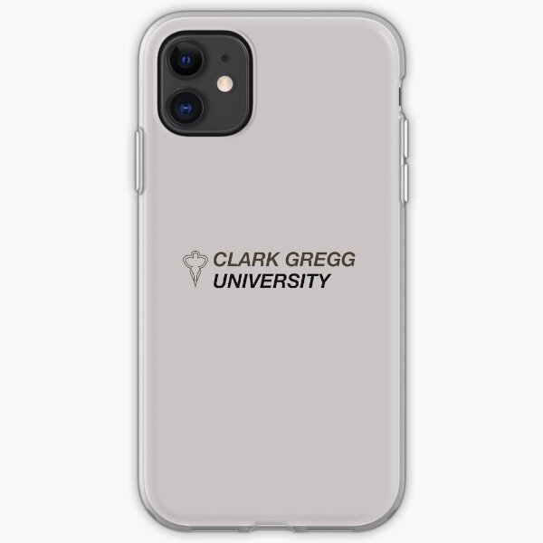 Clark Gregg University Logo iPhone Soft Case