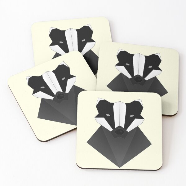 Item preview, Geometric Badger designed and sold by Becca Simone.