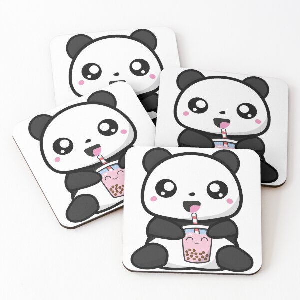 Item preview, Panda Boba Kawaii Bubble Tea designed and sold by Mystocus.
