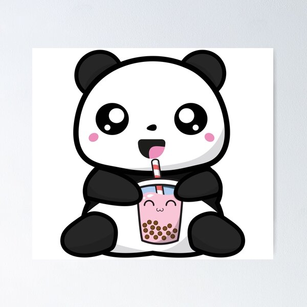 Artikel-Vorschau von Panda Boba Kawaii Bubble Tea, designt und verkauft von Mystocus.