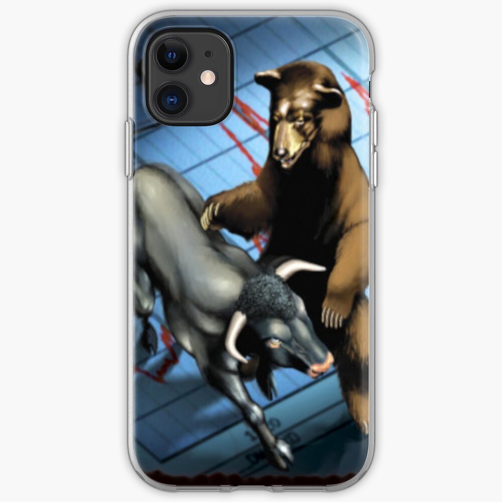Trading osos e toros Funda y vinilo para iPhone