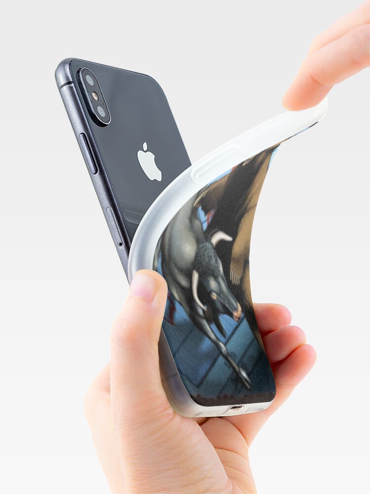 Vista alternativa de Funda y vinilo para iPhone Trading osos e toros