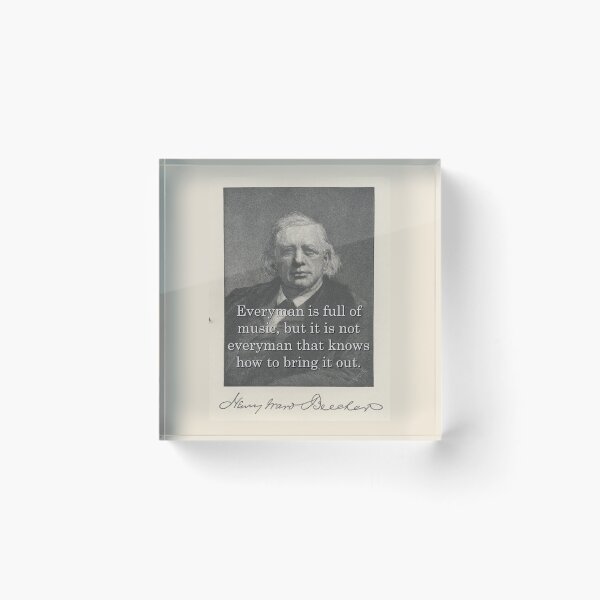 Item preview, Everyman Is Full - H W Beecher designed and sold by CrankyOldDude.
