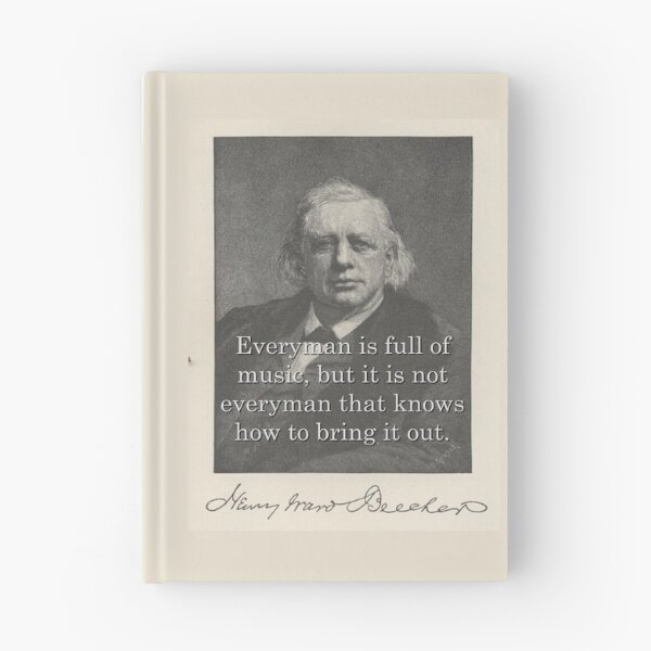 Item preview, Everyman Is Full - H W Beecher designed and sold by CrankyOldDude.