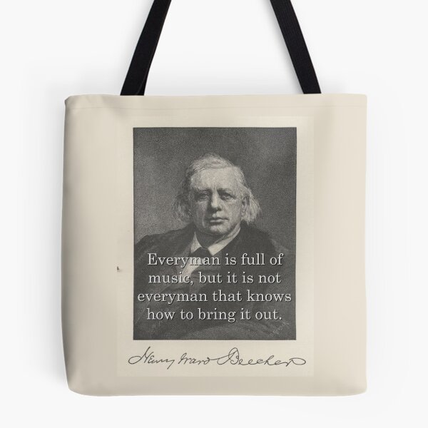 Item preview, Everyman Is Full - H W Beecher designed and sold by CrankyOldDude.