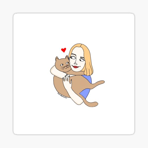 Cat lover Sticker