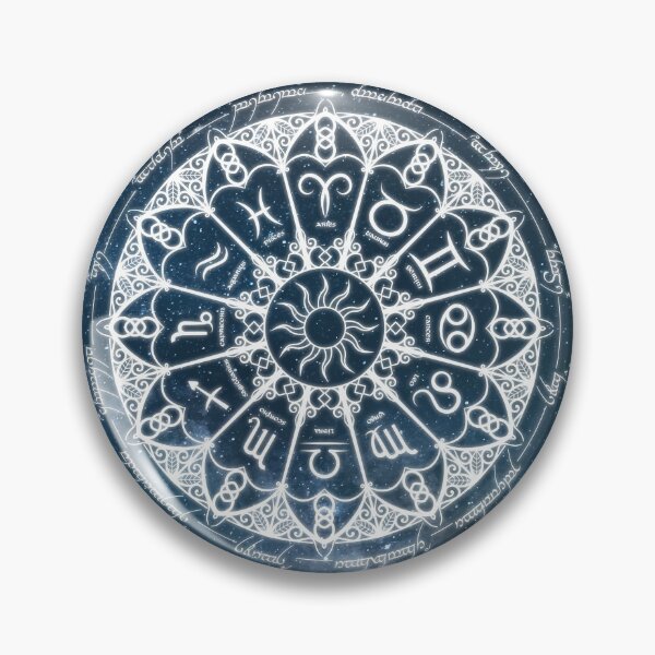 Item preview, Zodiac Wheel Elvish Theme designed and sold by EyeMFlatBoard.