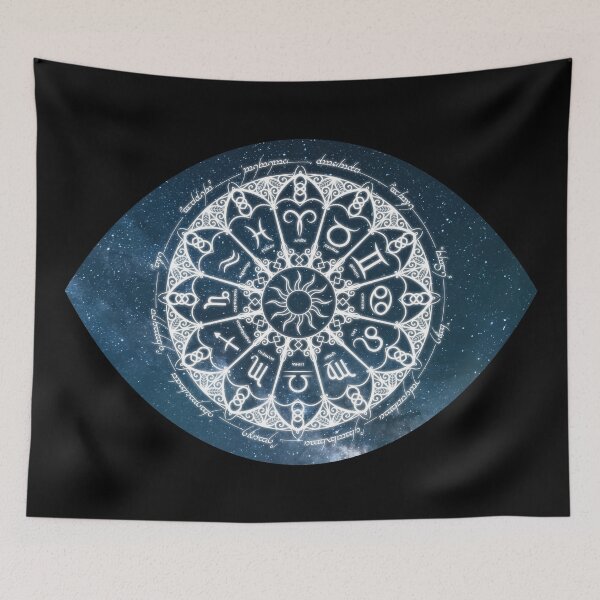 Item preview, Zodiac Wheel Elvish Theme designed and sold by EyeMFlatBoard.
