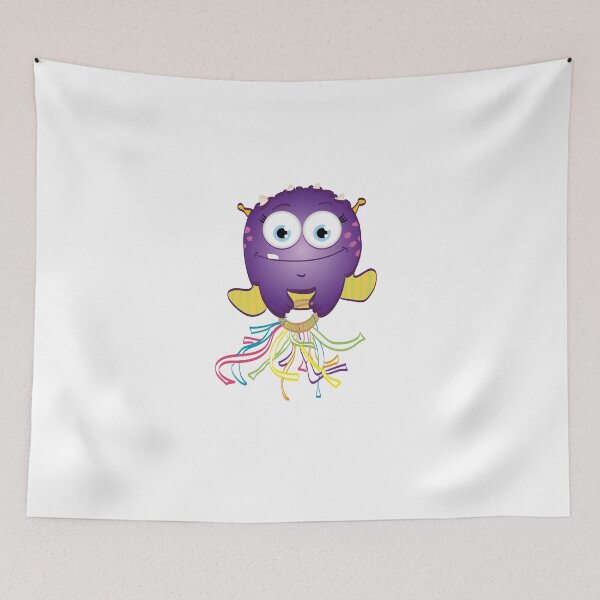 Item preview, Little purple monster designed and sold by BlondeMonster.