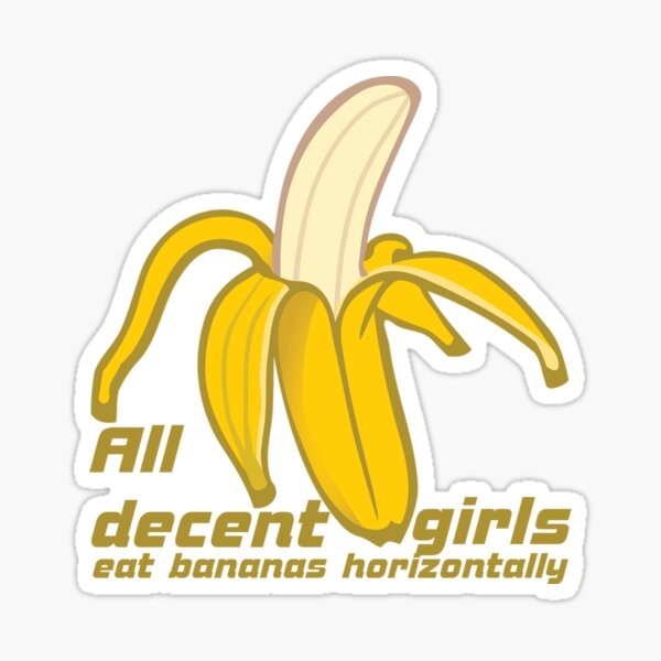 "bananas girls" Sticker by bymarcelo Redbubble