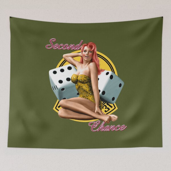 Artikelvorschau, Zweite Chance Classic Pin Up entworfen und verkauft von SideQuest - Scribbled Chaos!.
