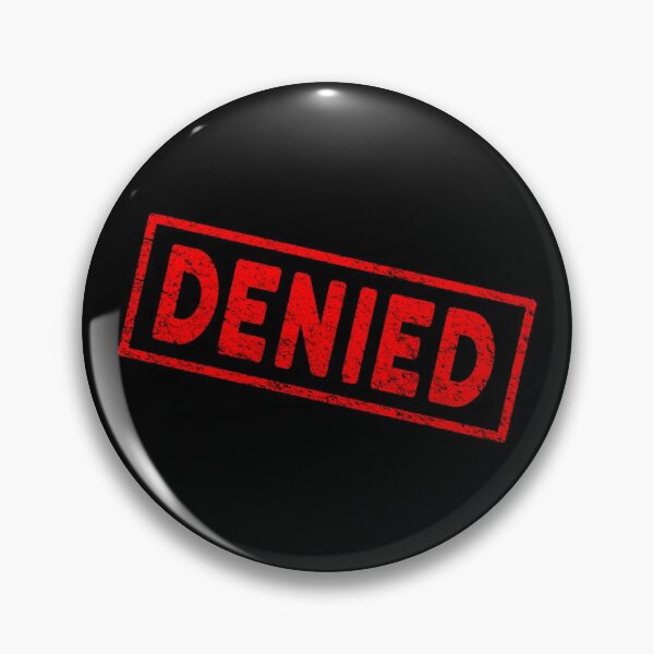 Item preview, Denied Red Rubber Stamp designed and sold by MarkUK97.