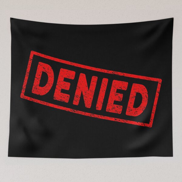 Item preview, Denied Red Rubber Stamp designed and sold by MarkUK97.