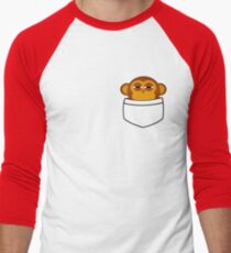 Taschenaffe ist sehr misstrauisch Baseballshirt für Männer