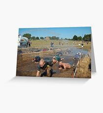 Dirty Mudders Greeting Card