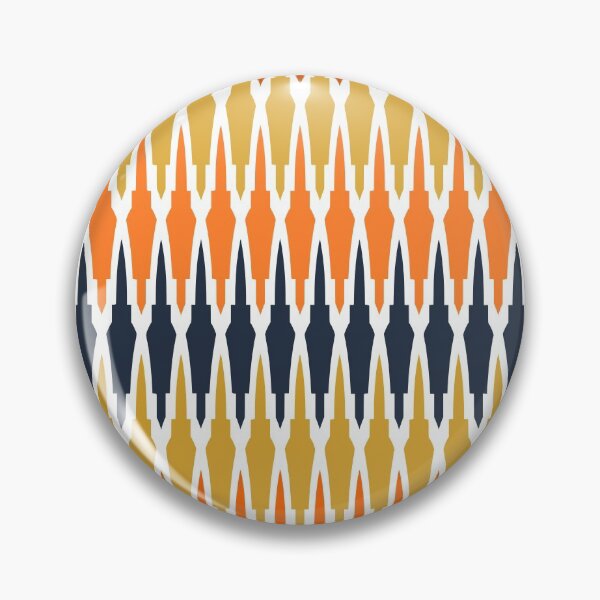 Artikelvorschau, Boho, Südwestdekor, Orange, Indigo, Marineblau, Orange entworfen und verkauft von meggydesigns.