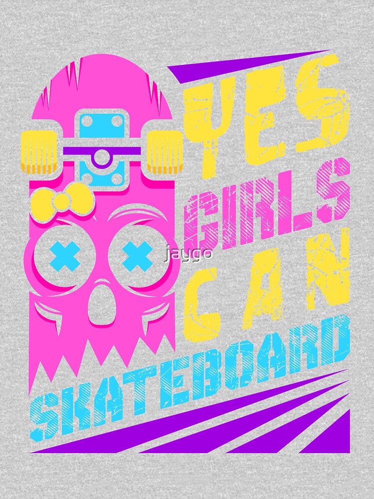 Yes Girls Can Skateboard by jaygo