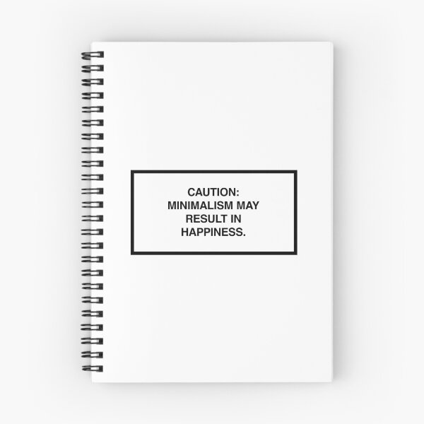 Item preview, Caution: Minimalism may result in happiness. designed and sold by lumographica.