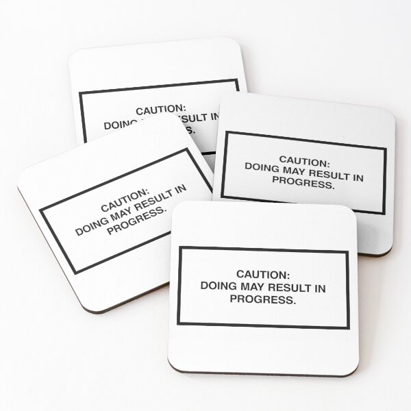 Item preview, Caution: Doing may result in progress. designed and sold by lumographica.